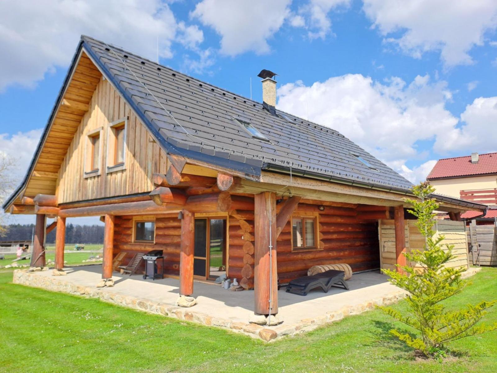 Wellness Srub U Holubu Villa Malsice Buitenkant foto